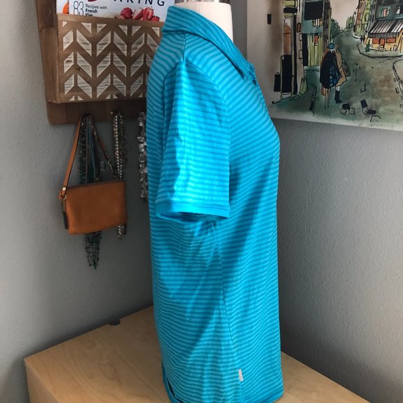 Icebreaker Striped Polo Shirt - Merino Wool - Picture 5 of 13